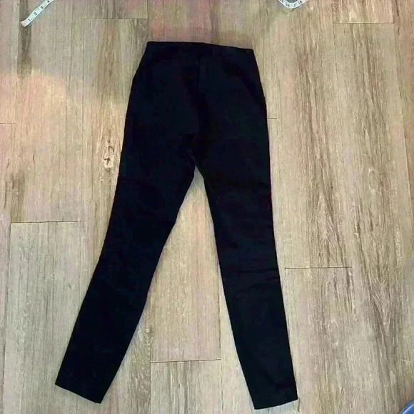 rag & bone Rose Gold Zipper Chatel Black Pants Size - 4 - Picture 3 of 5